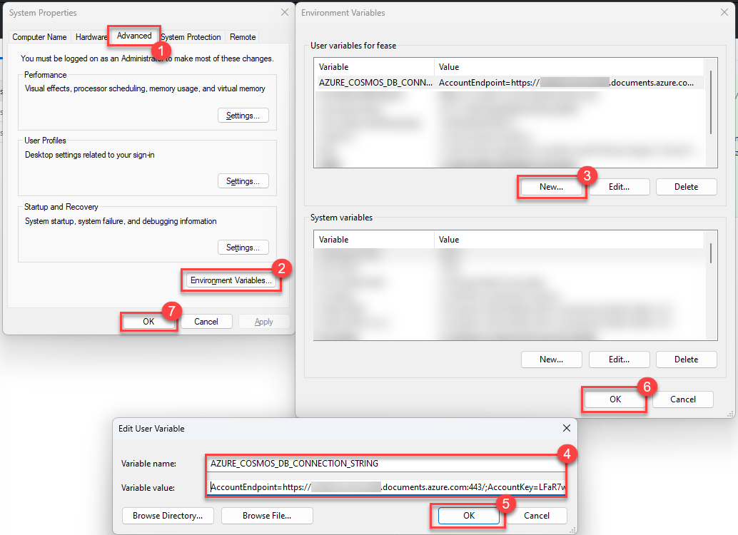 Creating a new environment variable in Windows