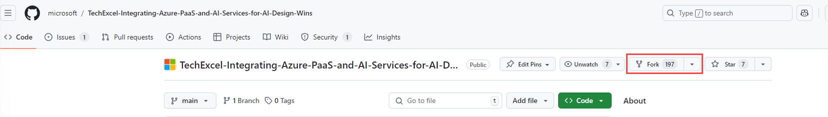 Fork the GitHub repository