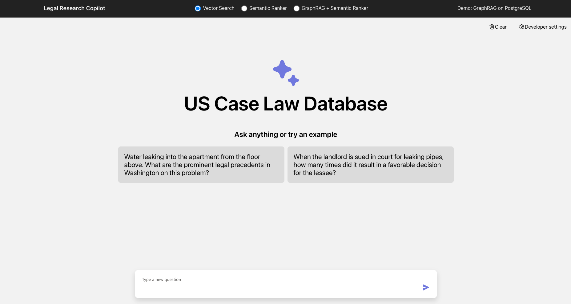 RAG App screenshot