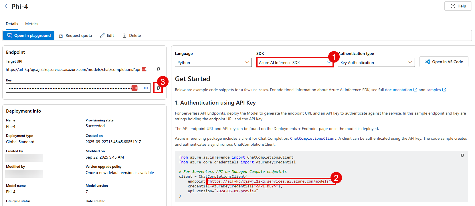 Collect information for Phi-4 deployment.