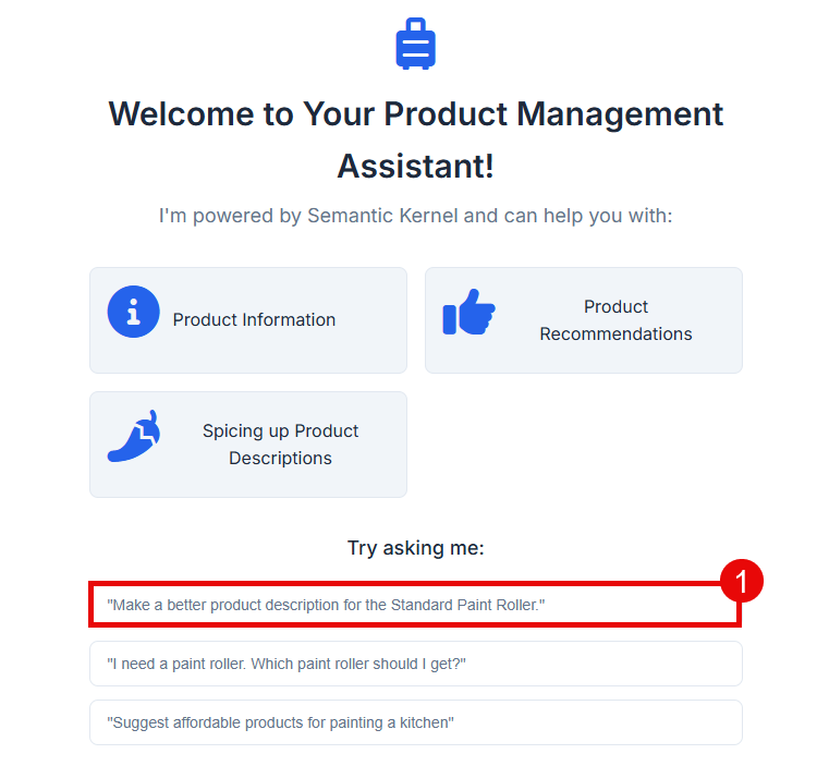 Select the option to make a better product description.