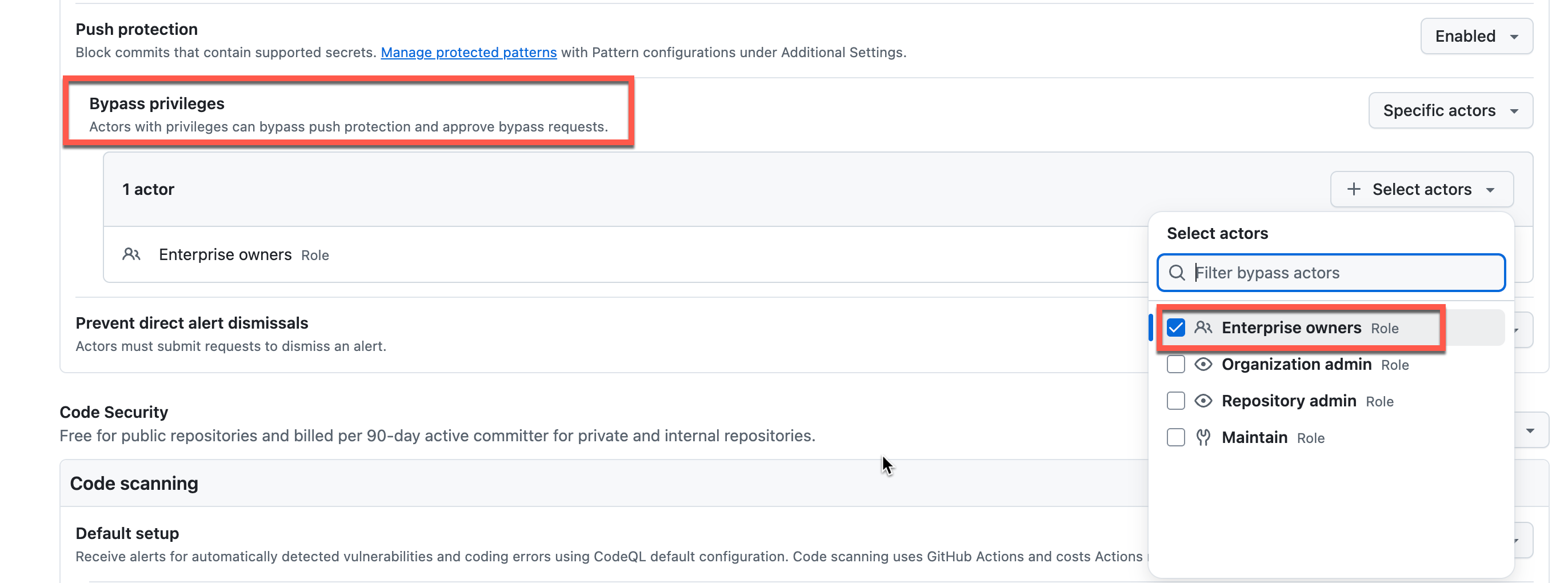 Push Protection Bypass
