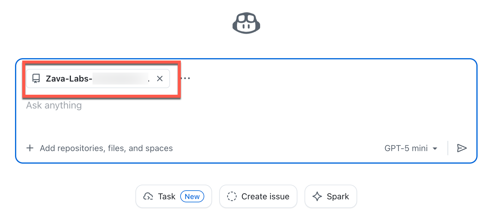 Chat with Copilot dialog