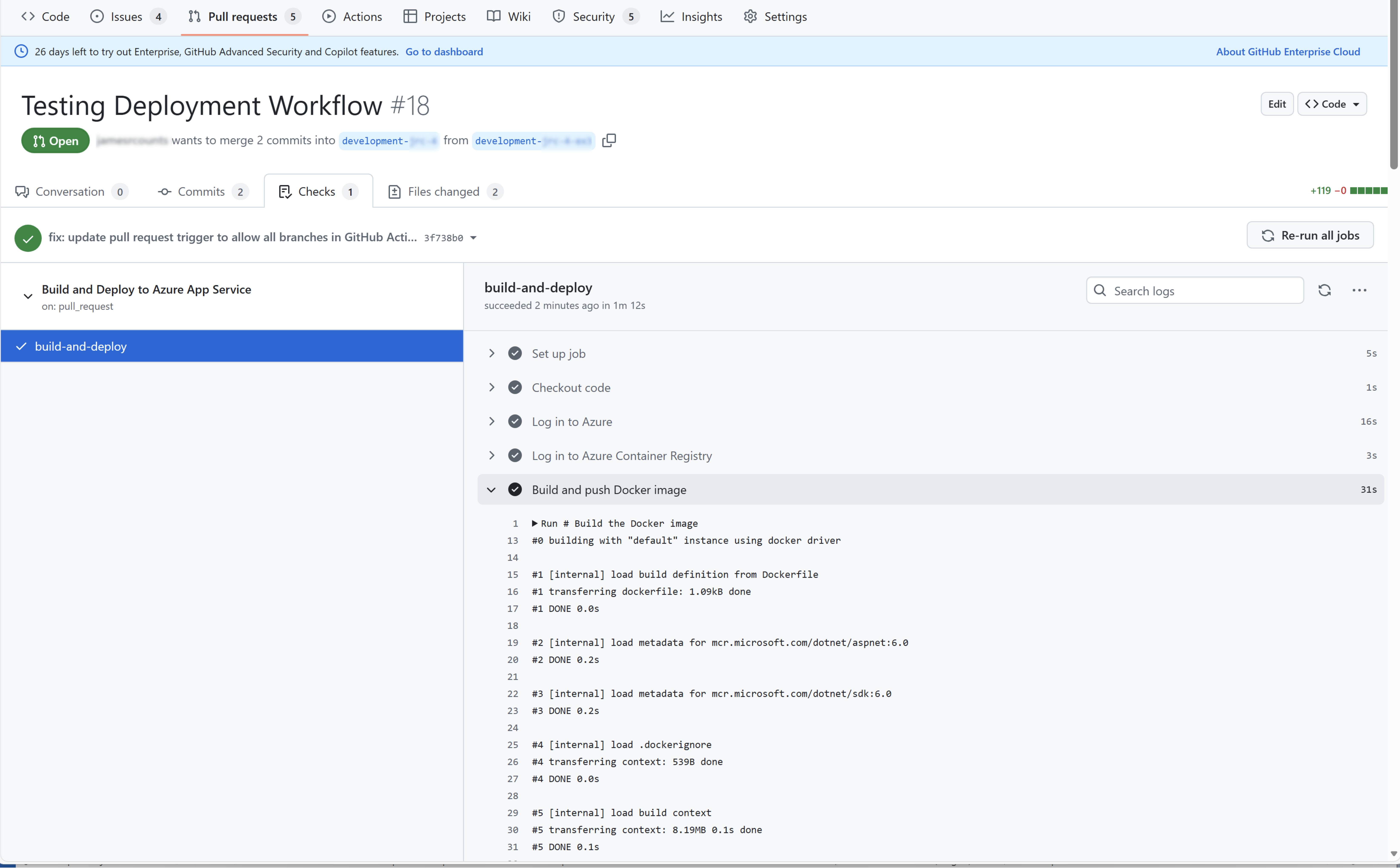Workflow execution details