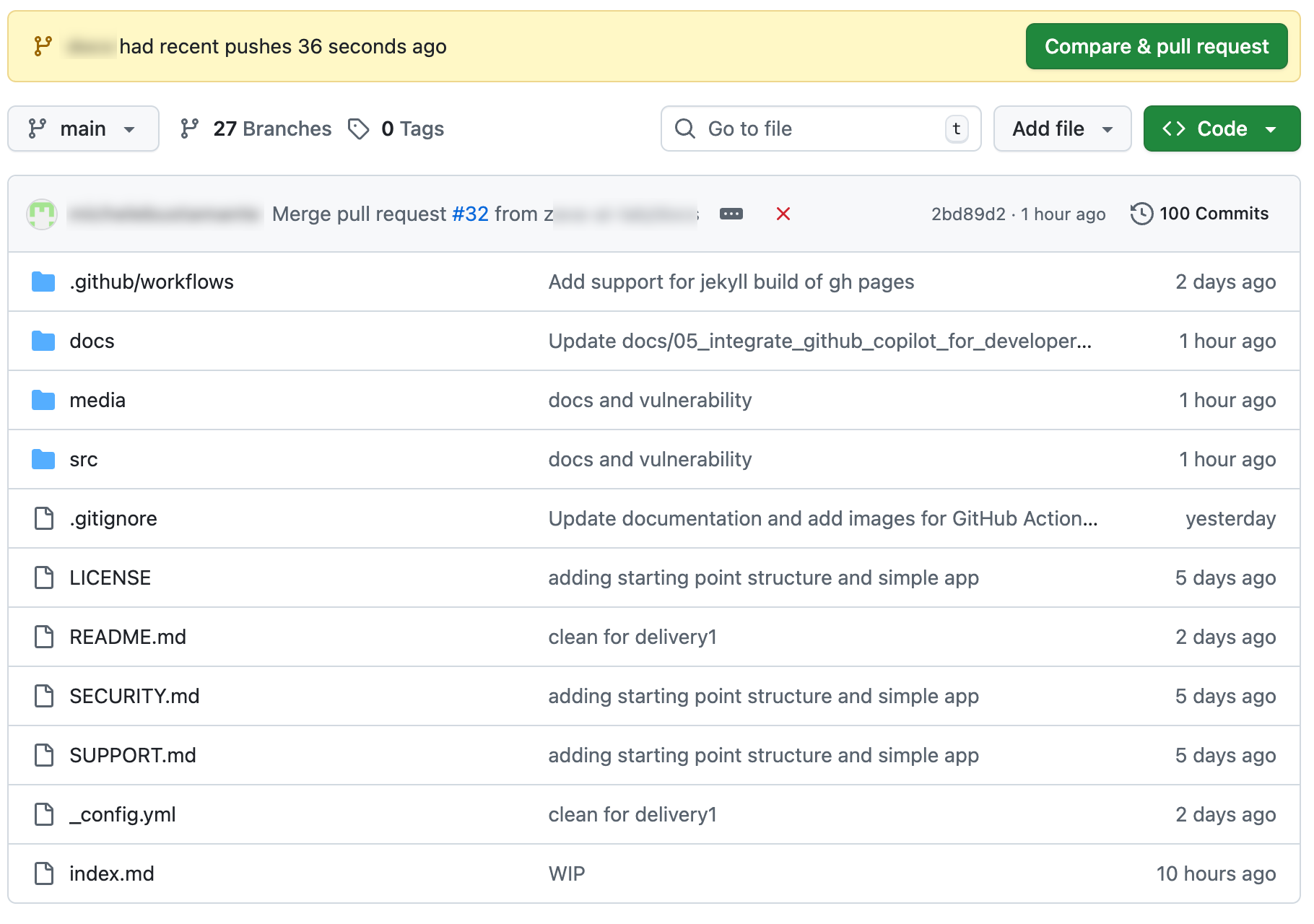 Start a Pull Request