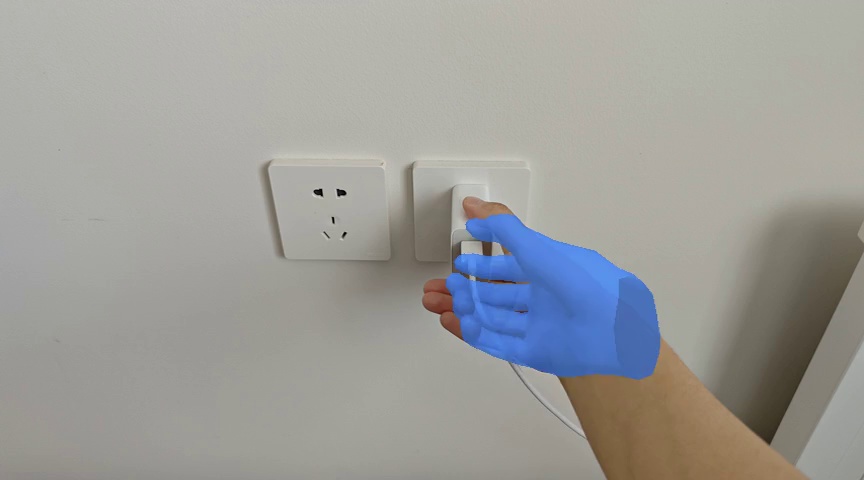 Disconnect the white plug