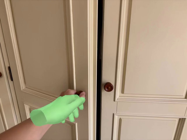 Open the closet door