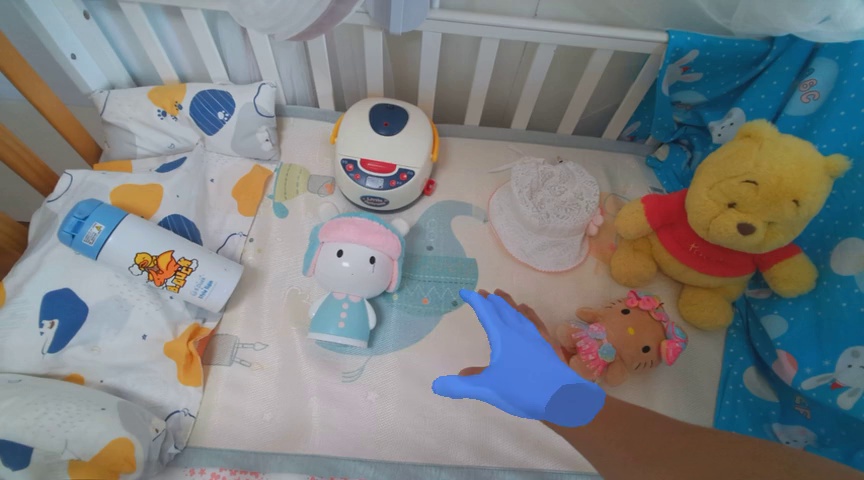 Pick up the white doll
