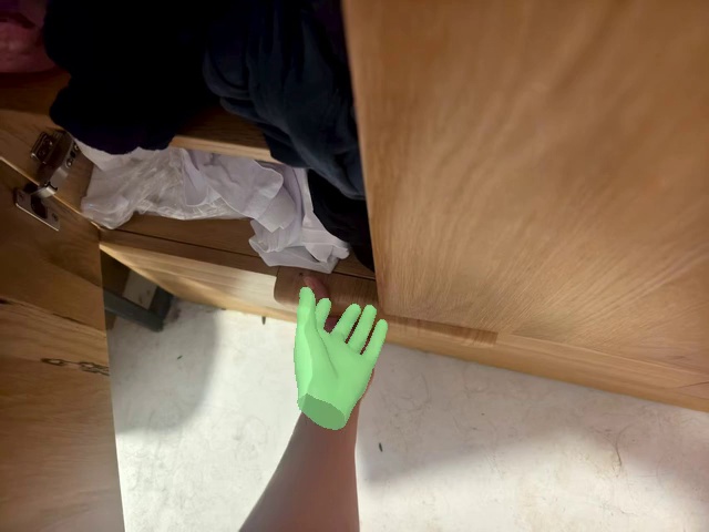 Pull open the drawer