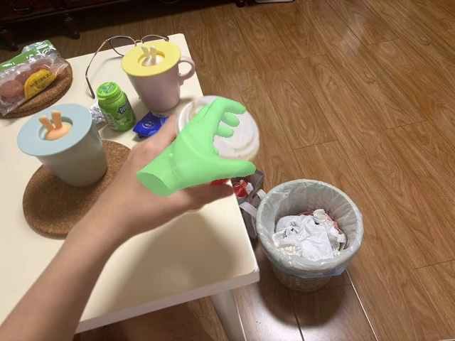 Put the drink bottle in the trask.