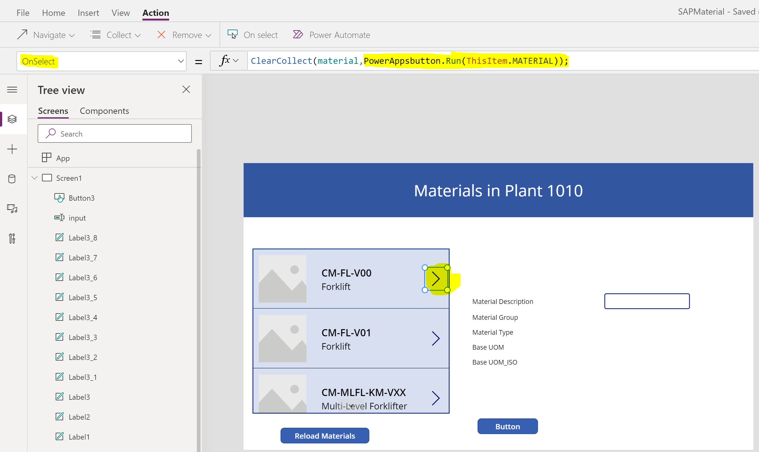 Conecting flow from application