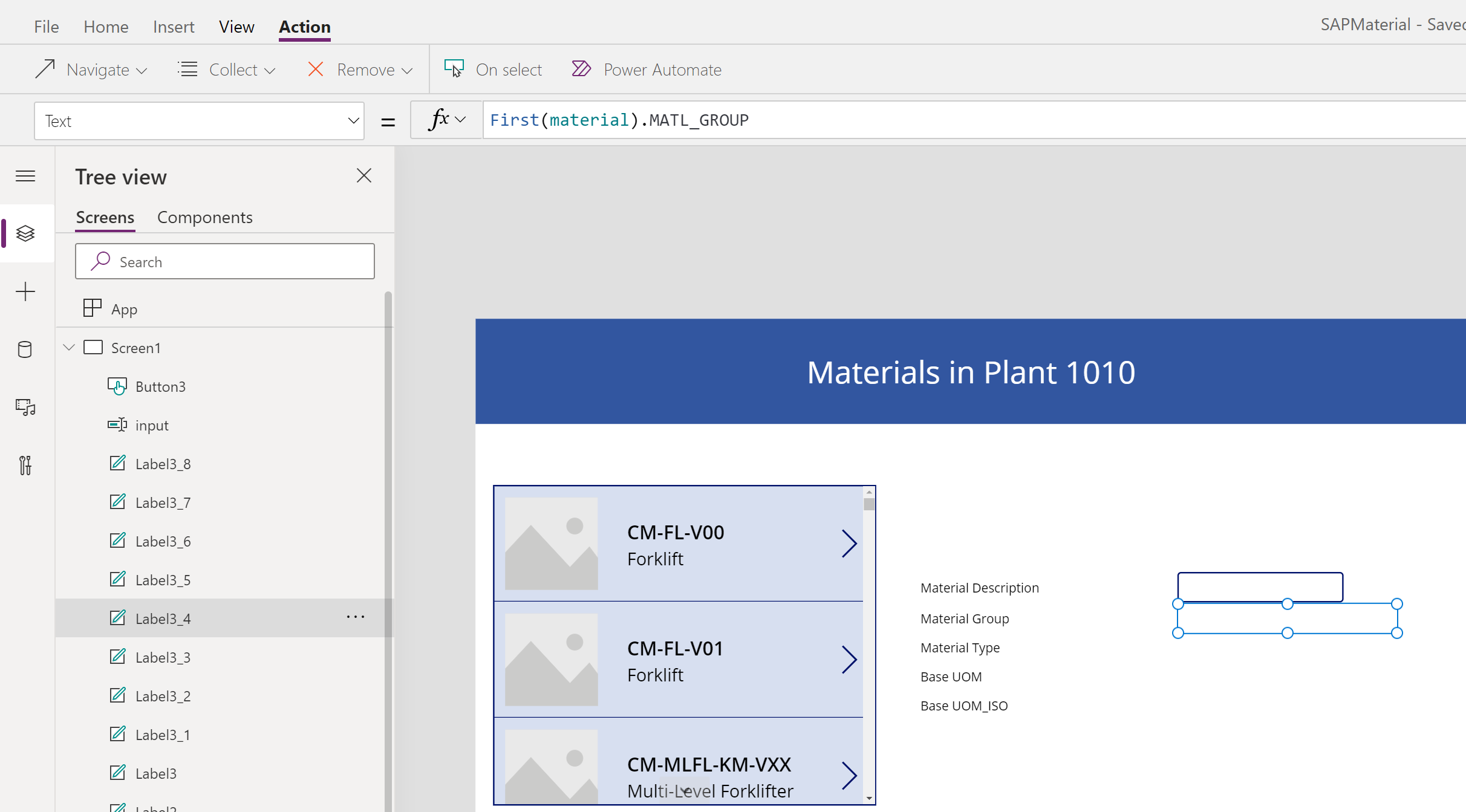 Conecting flow from application