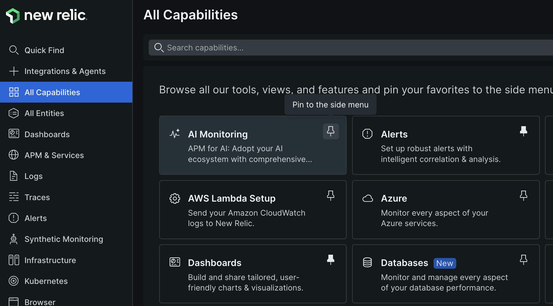 AI Monitoring Sidebar Screenshot