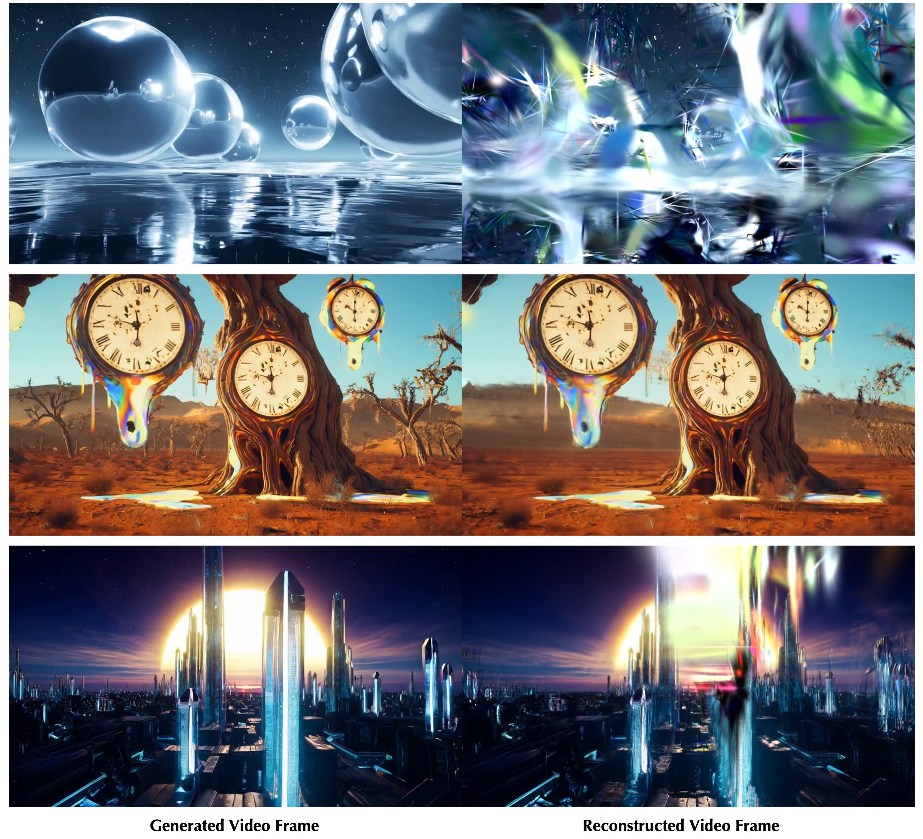 Reconstruction failure from an inconsistent baseline video