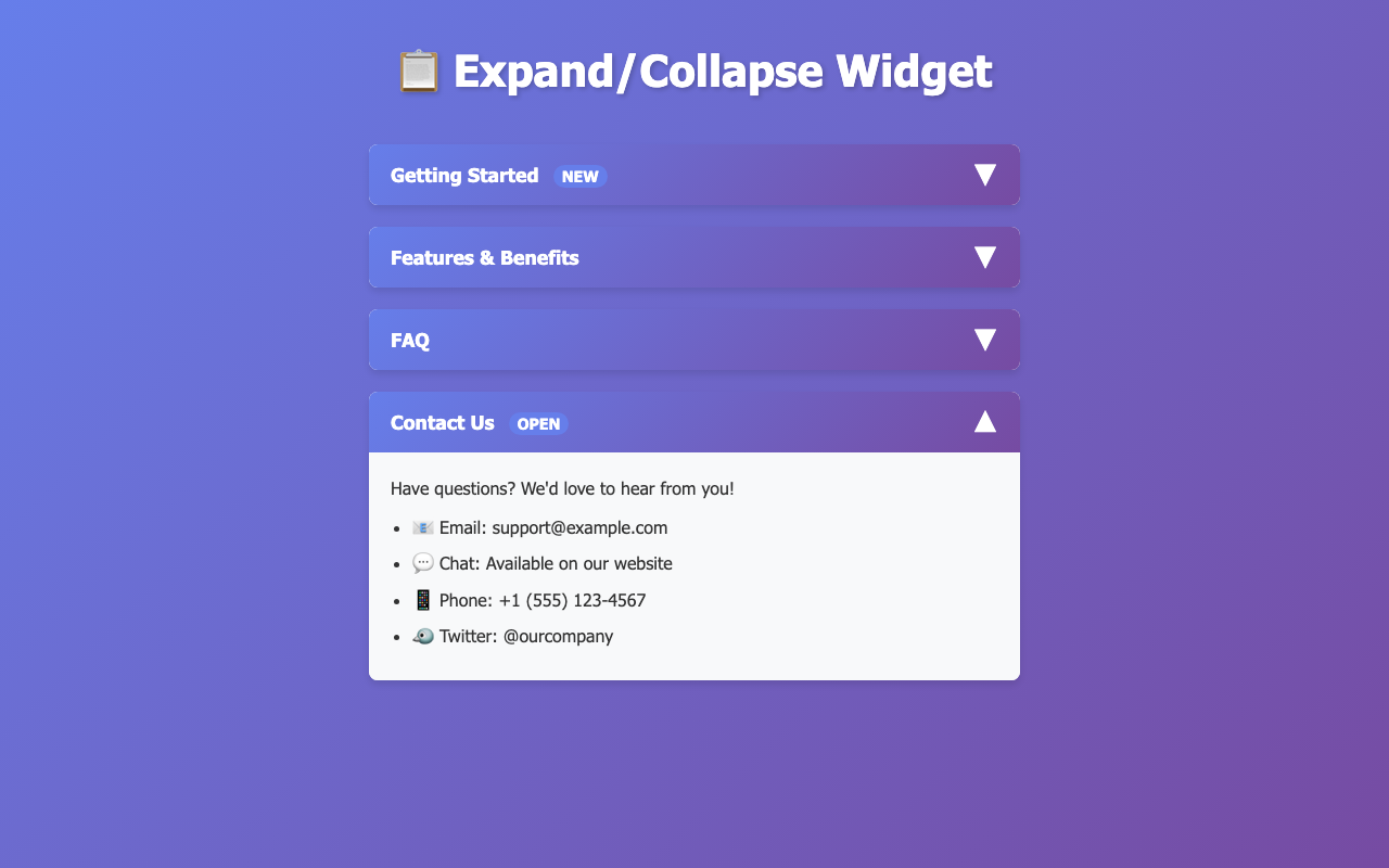 Screenshot sample 41 for disclosure-widget / Claude Haiku 4.5