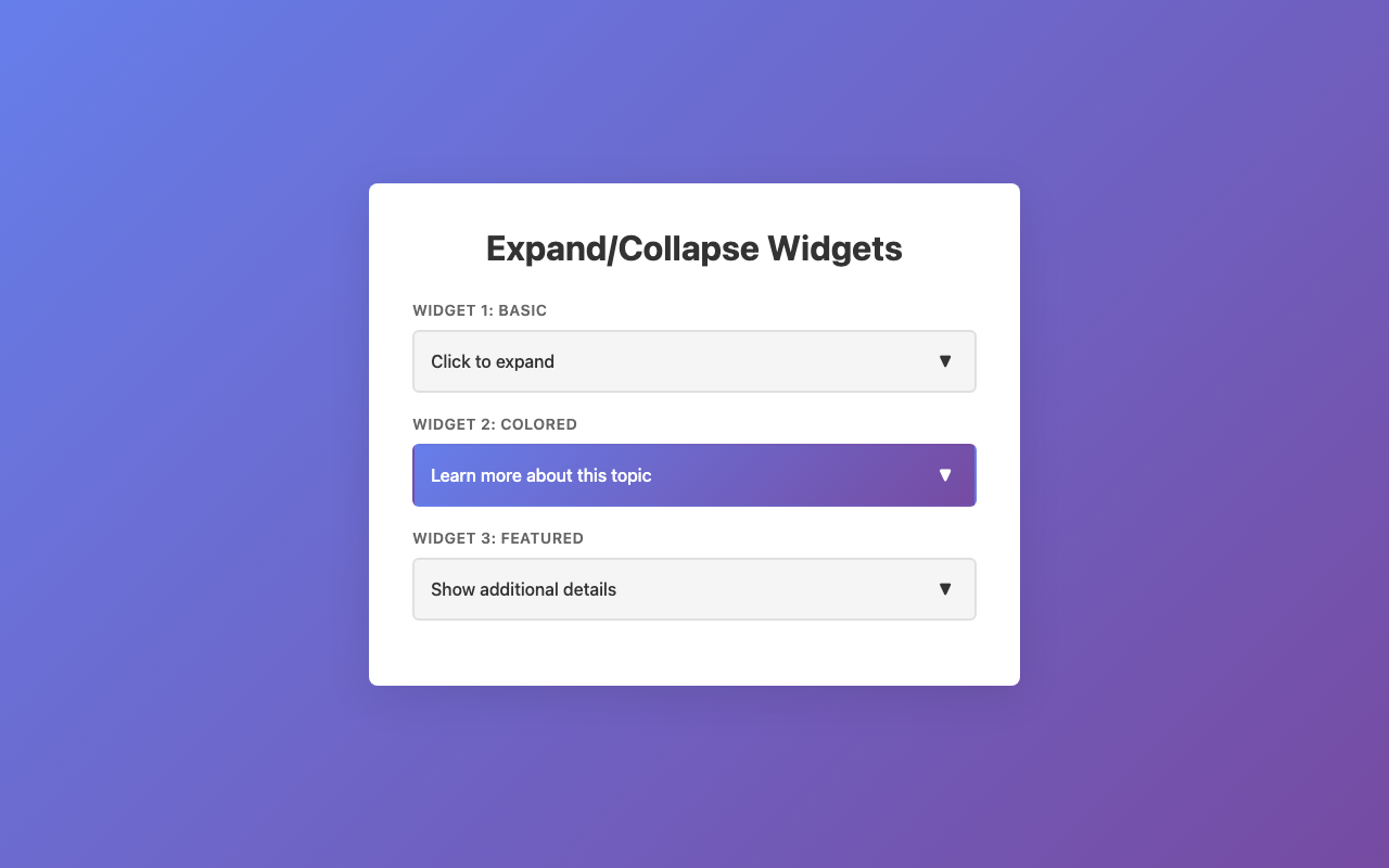 Screenshot sample 94 for disclosure-widget / Claude Haiku 4.5