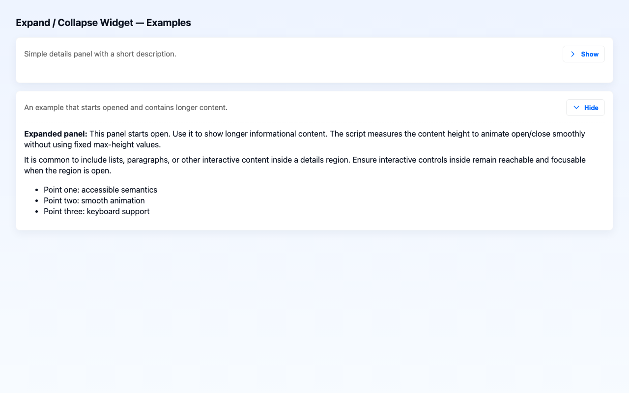 Screenshot sample 3 for disclosure-widget / GPT-5 Mini