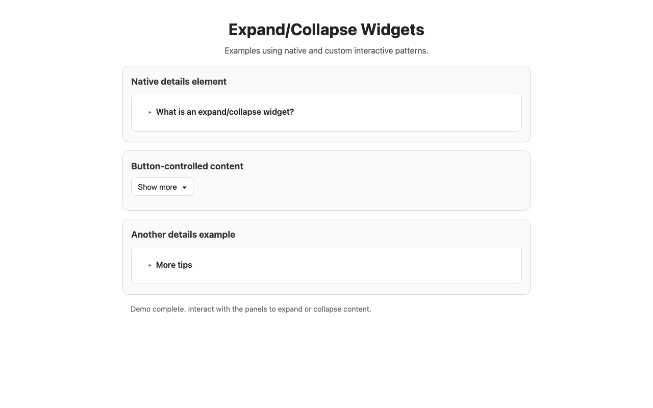 Screenshot sample 0 for disclosure-widget / GPT-5