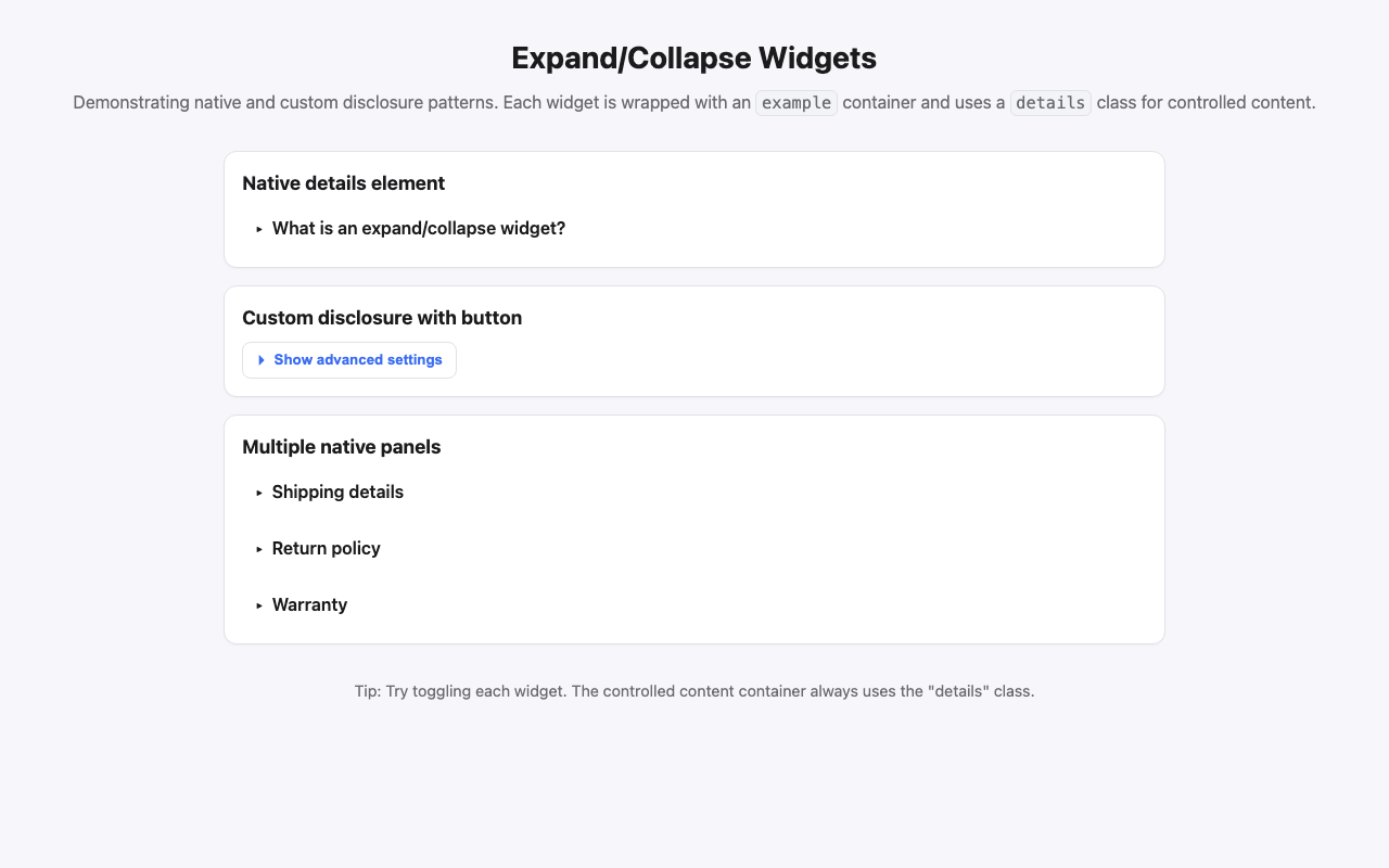 Screenshot sample 85 for disclosure-widget / GPT-5