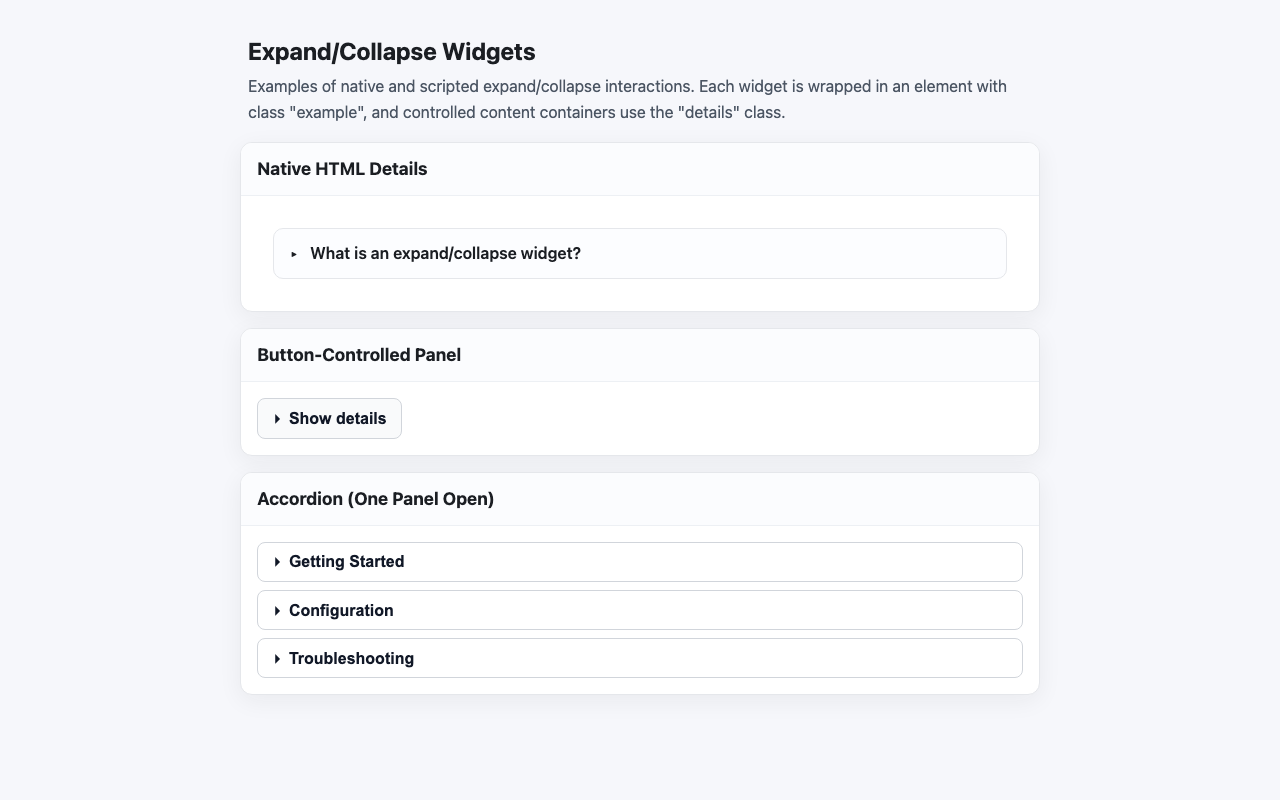 Screenshot sample 89 for disclosure-widget / GPT-5