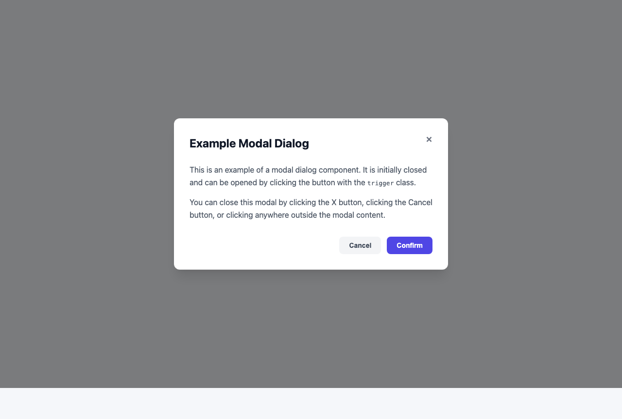Screenshot sample 0 for modal-dialog / DeepSeek V3.2
