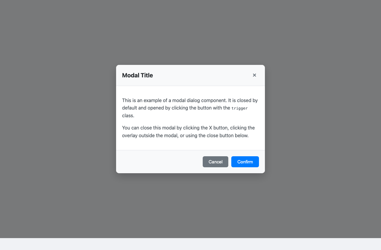 Screenshot sample 24 for modal-dialog / DeepSeek V3.2