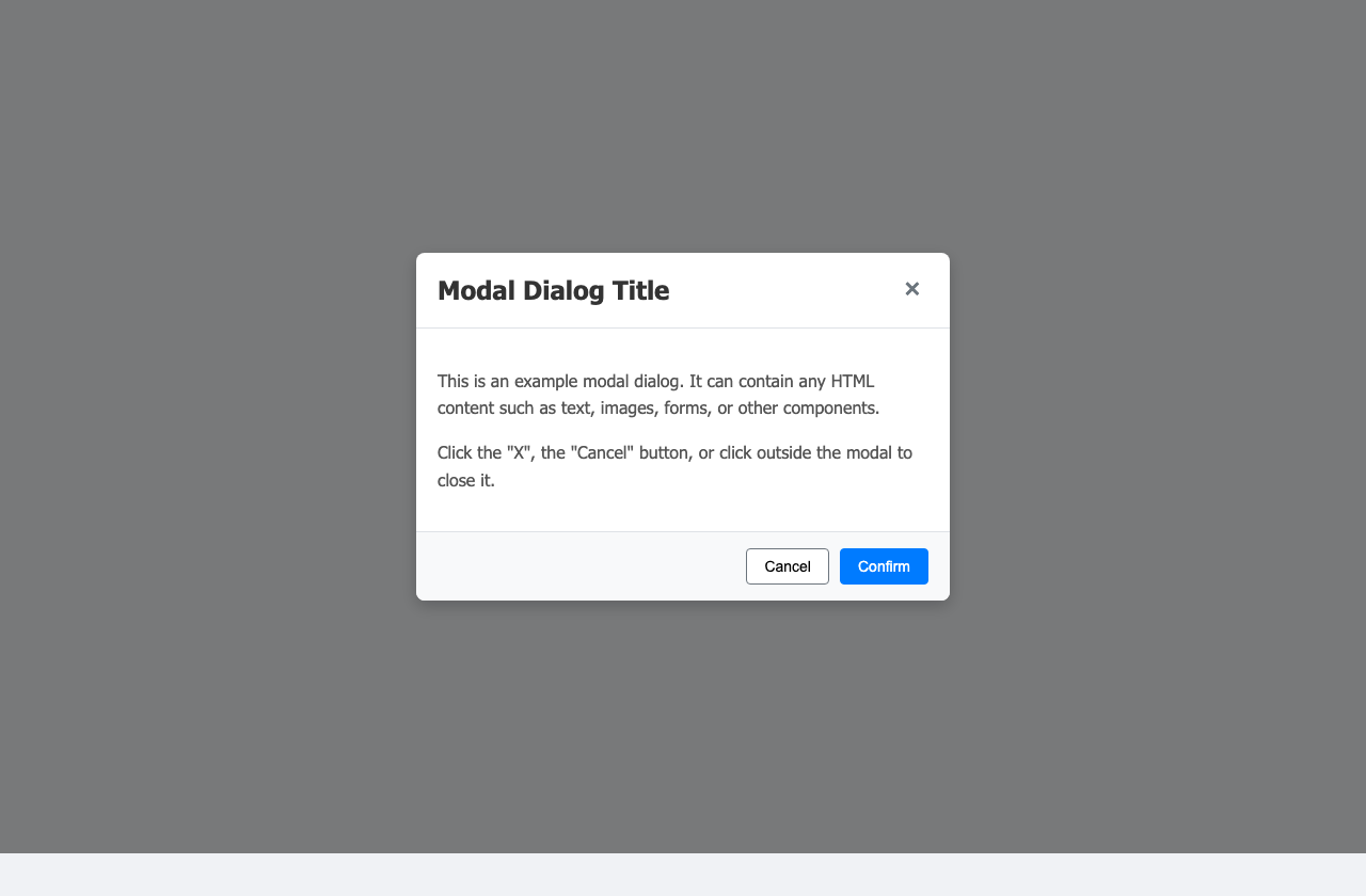 Screenshot sample 6 for modal-dialog / DeepSeek V3.2