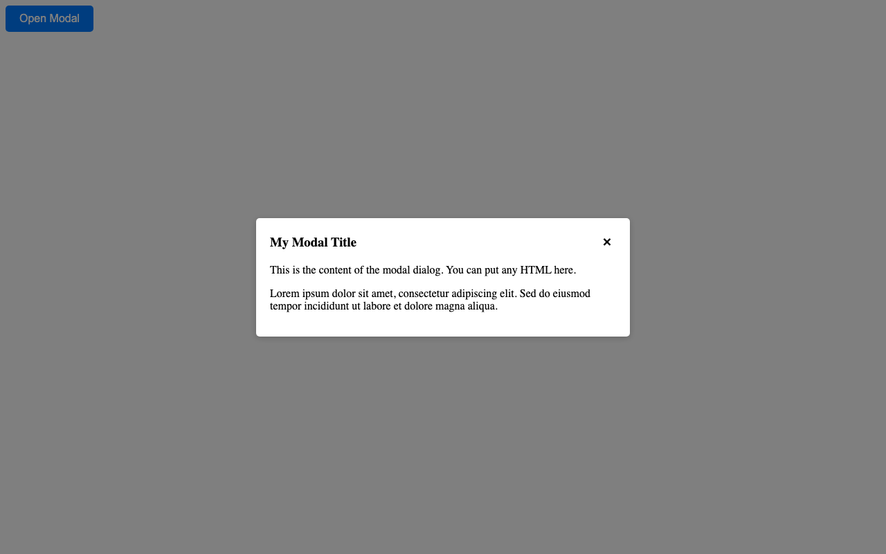 Screenshot sample 90 for modal-dialog / Gemini 2.5 Flash Lite