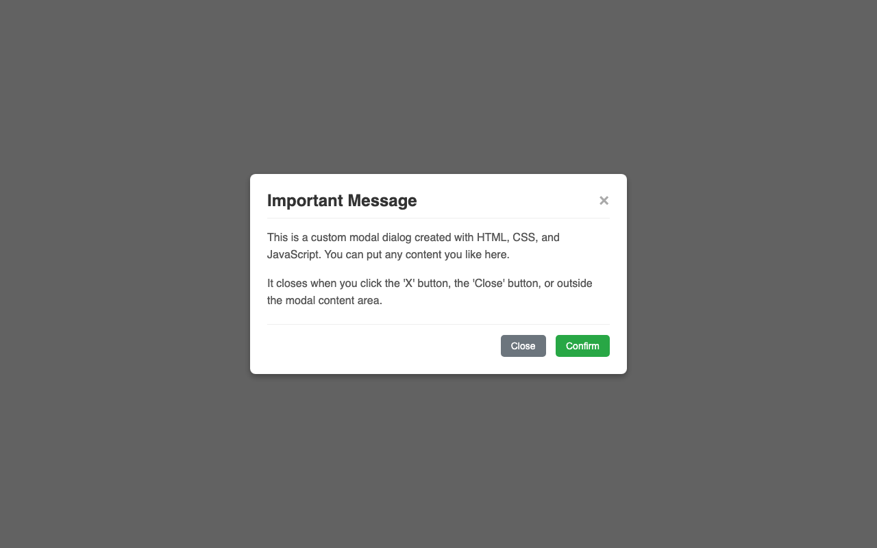 Screenshot sample 0 for modal-dialog / Gemini 2.5 Flash