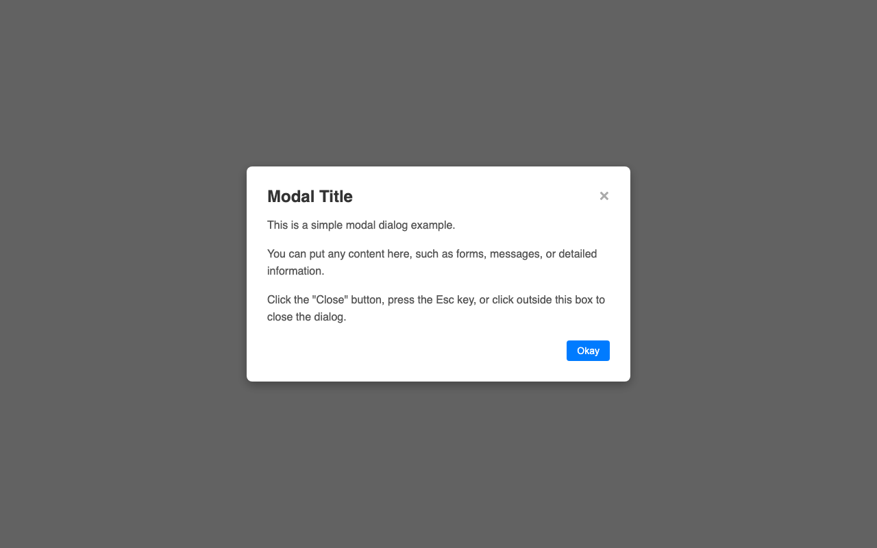 Screenshot sample 10 for modal-dialog / Gemini 2.5 Flash