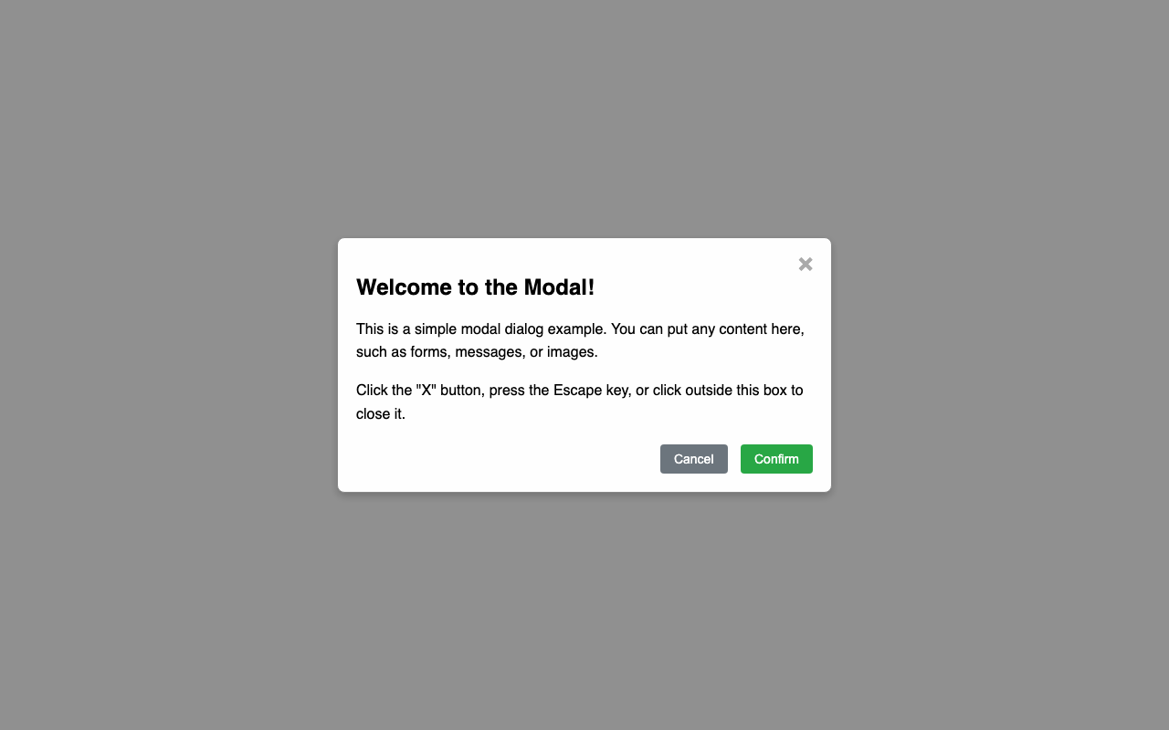 Screenshot sample 2 for modal-dialog / Gemini 2.5 Flash