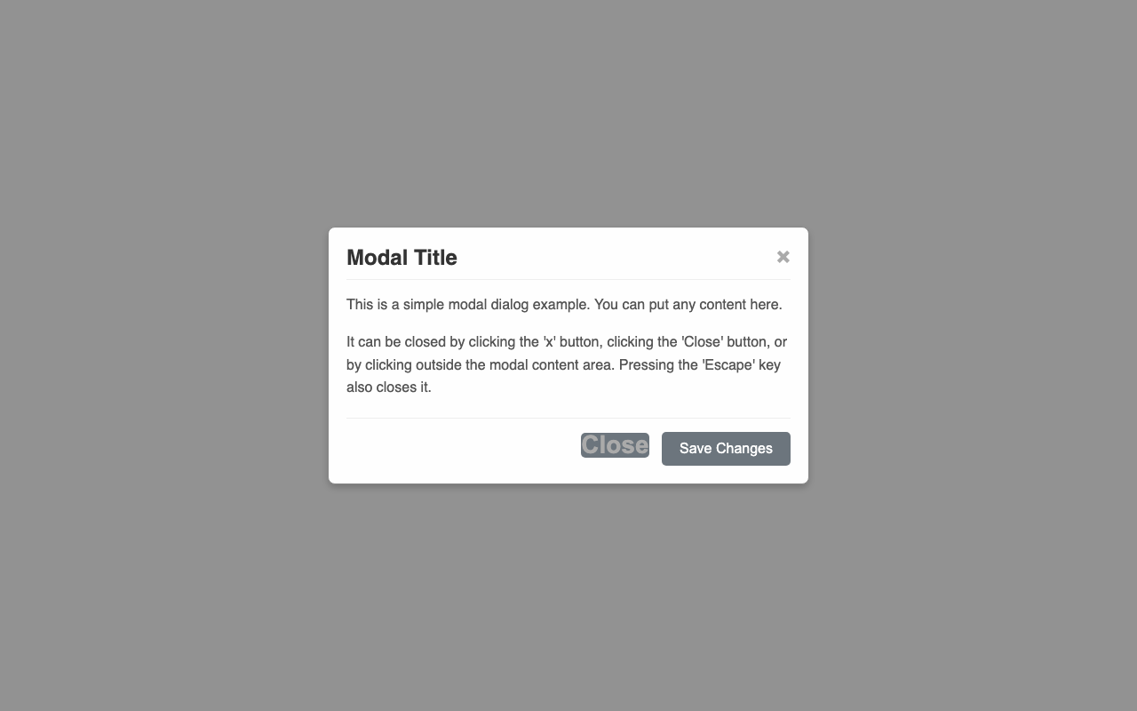 Screenshot sample 88 for modal-dialog / Gemini 2.5 Flash