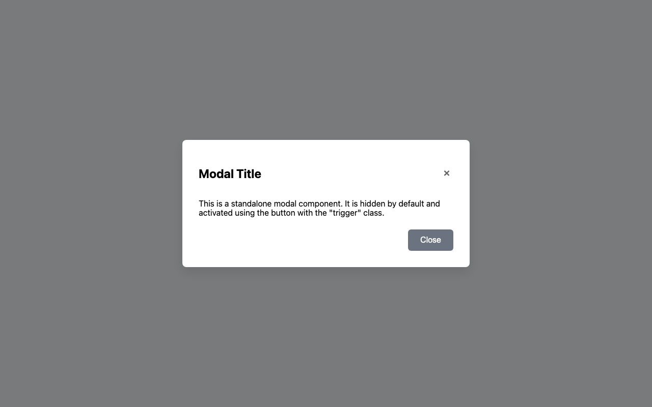 Screenshot sample 18 for modal-dialog / Gemini 3 Flash Preview