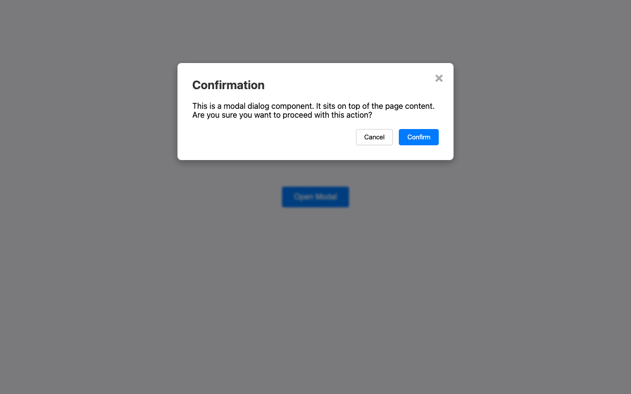 Screenshot sample 17 for modal-dialog / Gemini 3 Pro Preview