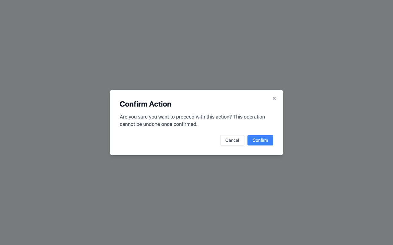 Screenshot sample 21 for modal-dialog / Gemini 3 Pro Preview