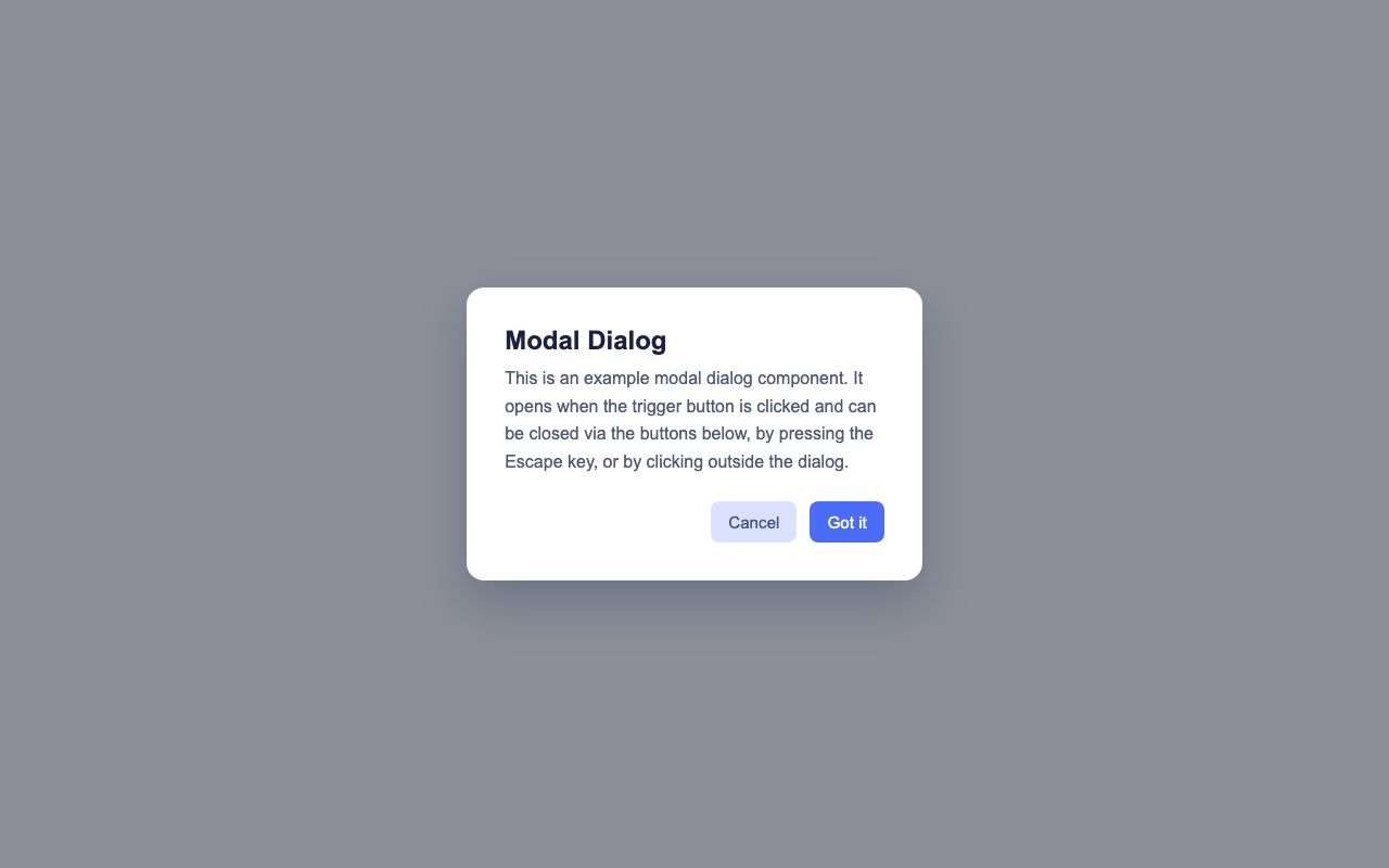 Screenshot sample 10 for modal-dialog / GPT-5 Codex