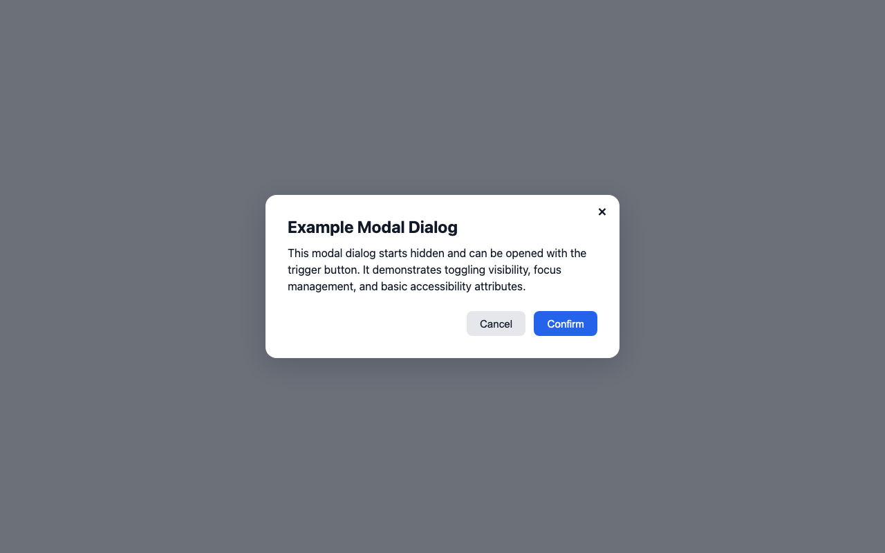 Screenshot sample 16 for modal-dialog / GPT-5 Codex