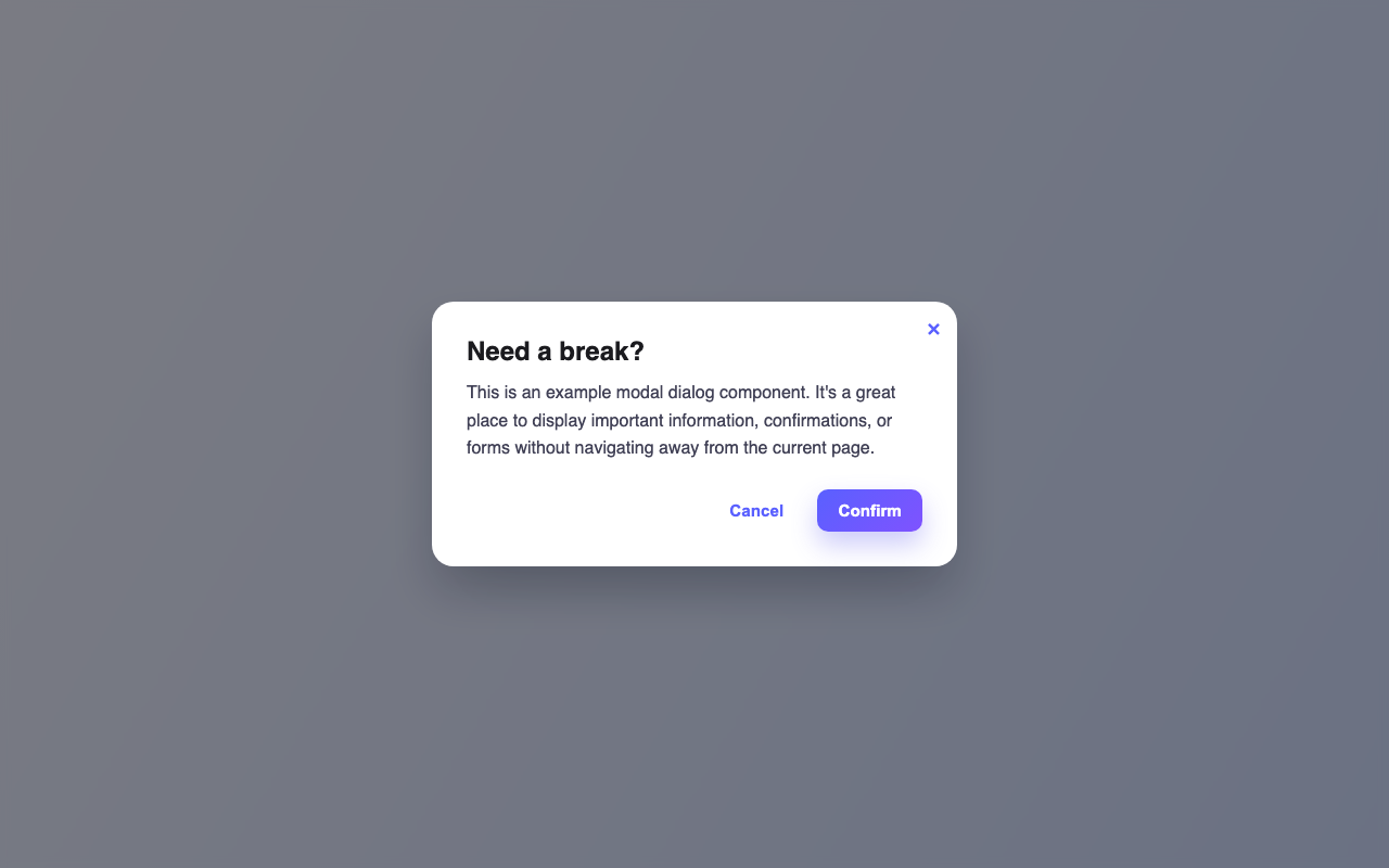 Screenshot sample 19 for modal-dialog / GPT-5 Codex