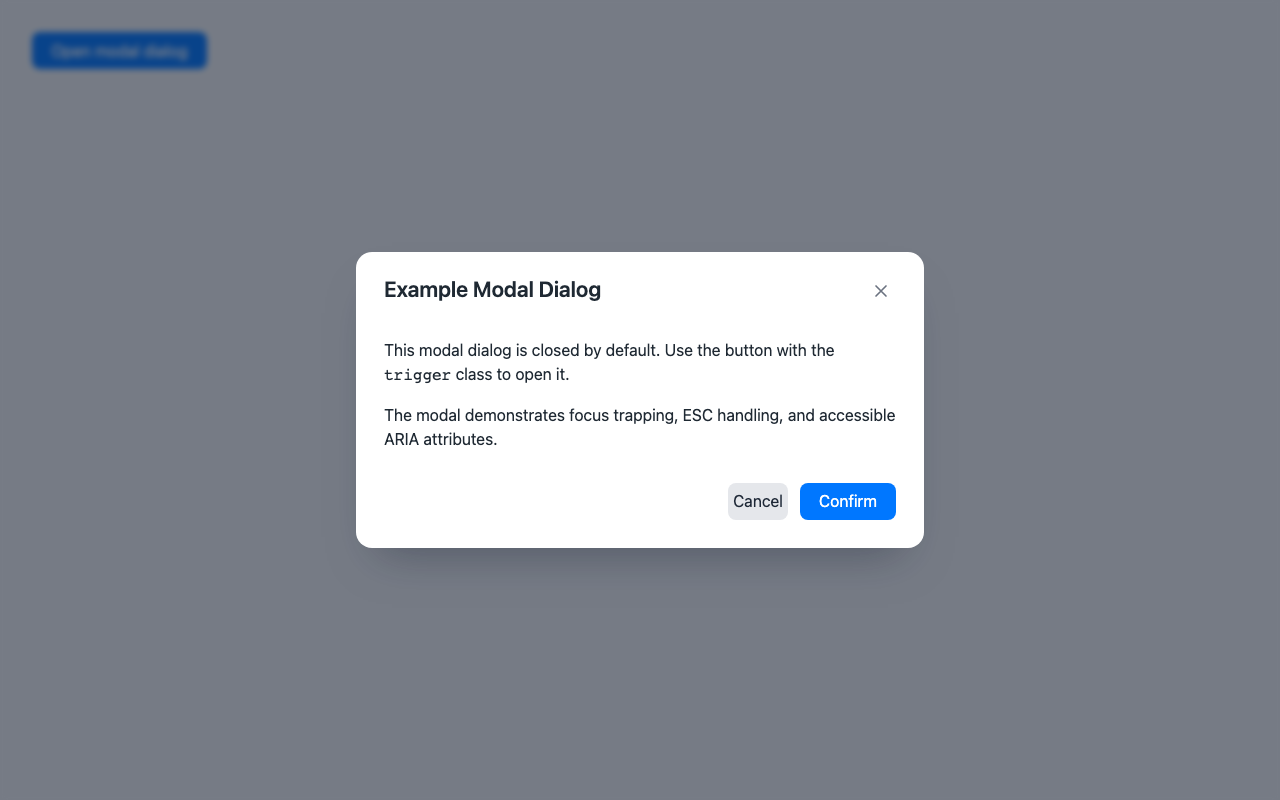 Screenshot sample 21 for modal-dialog / GPT-5 Codex