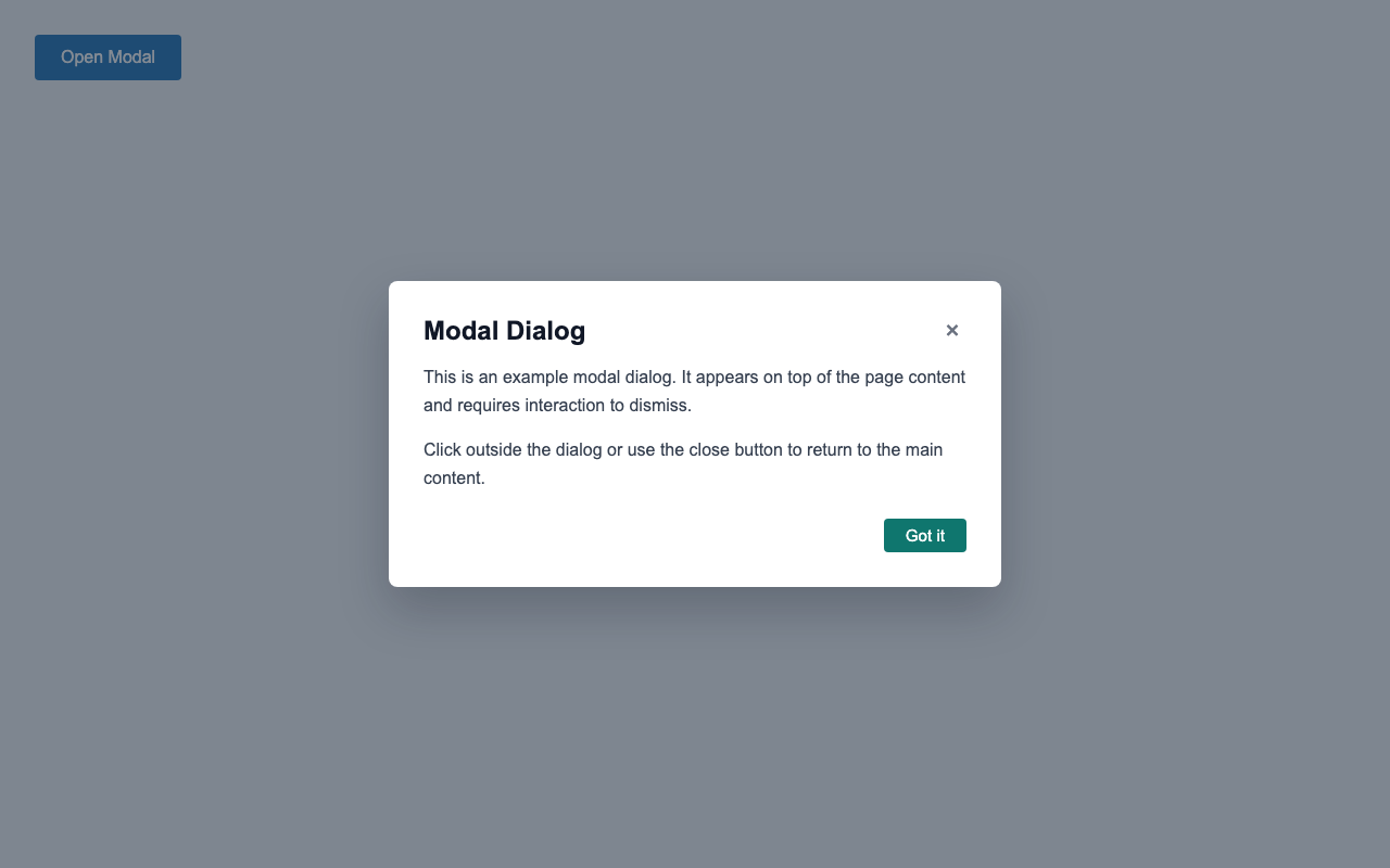 Screenshot sample 34 for modal-dialog / GPT-5 Codex