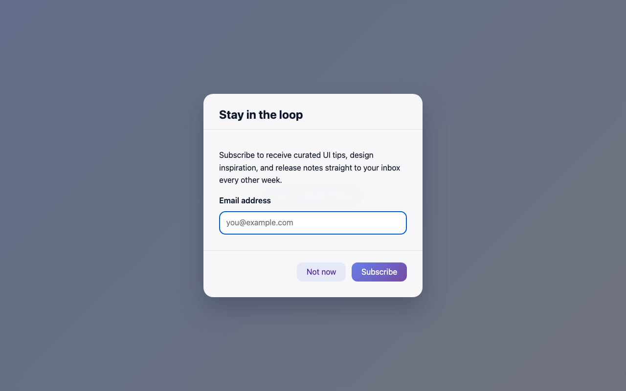 Screenshot sample 43 for modal-dialog / GPT-5 Codex