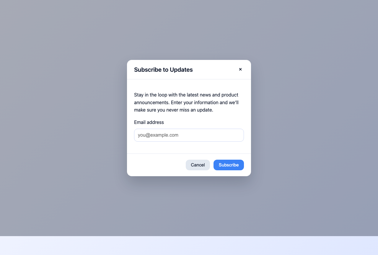Screenshot sample 45 for modal-dialog / GPT-5 Codex