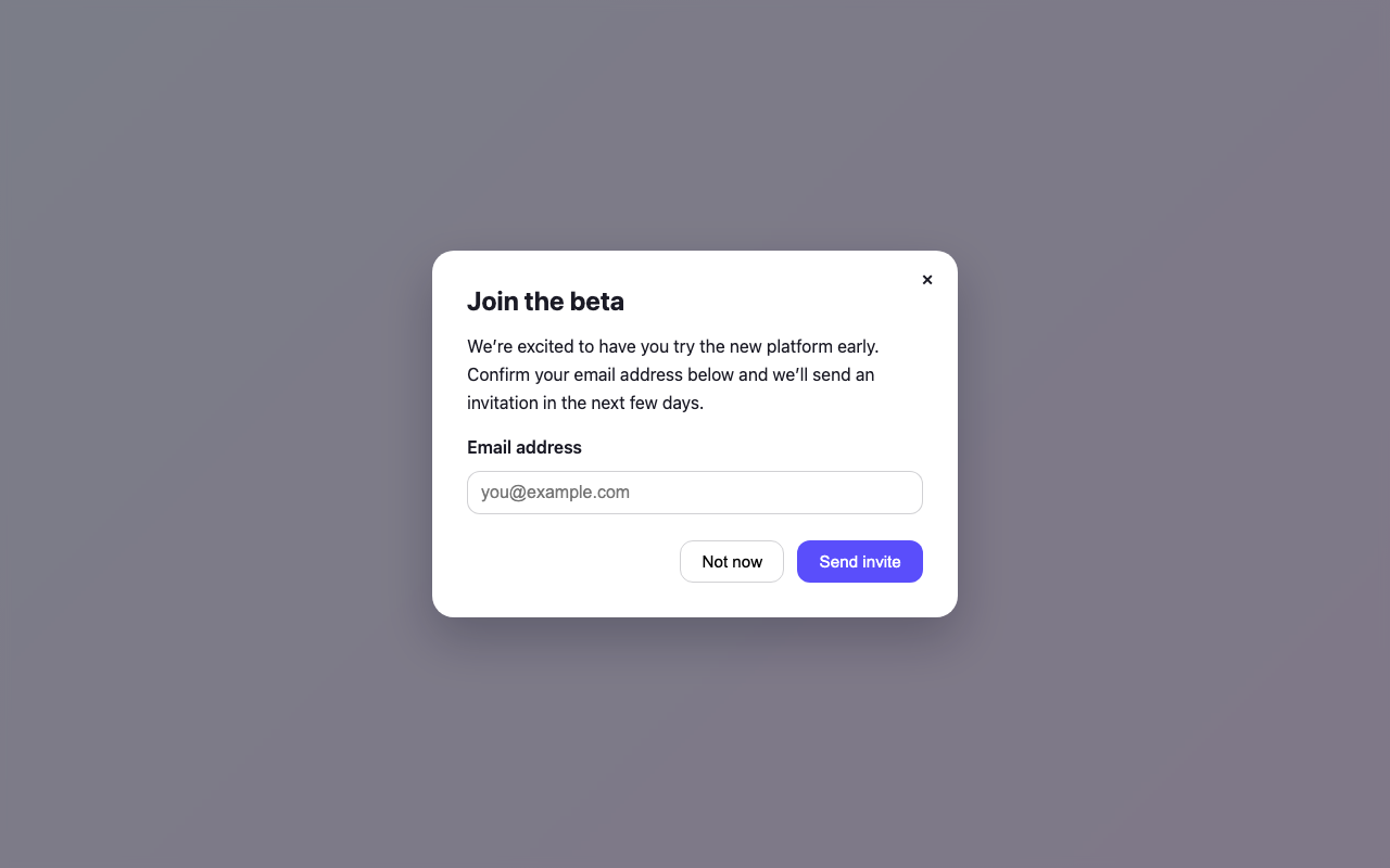 Screenshot sample 58 for modal-dialog / GPT-5 Codex
