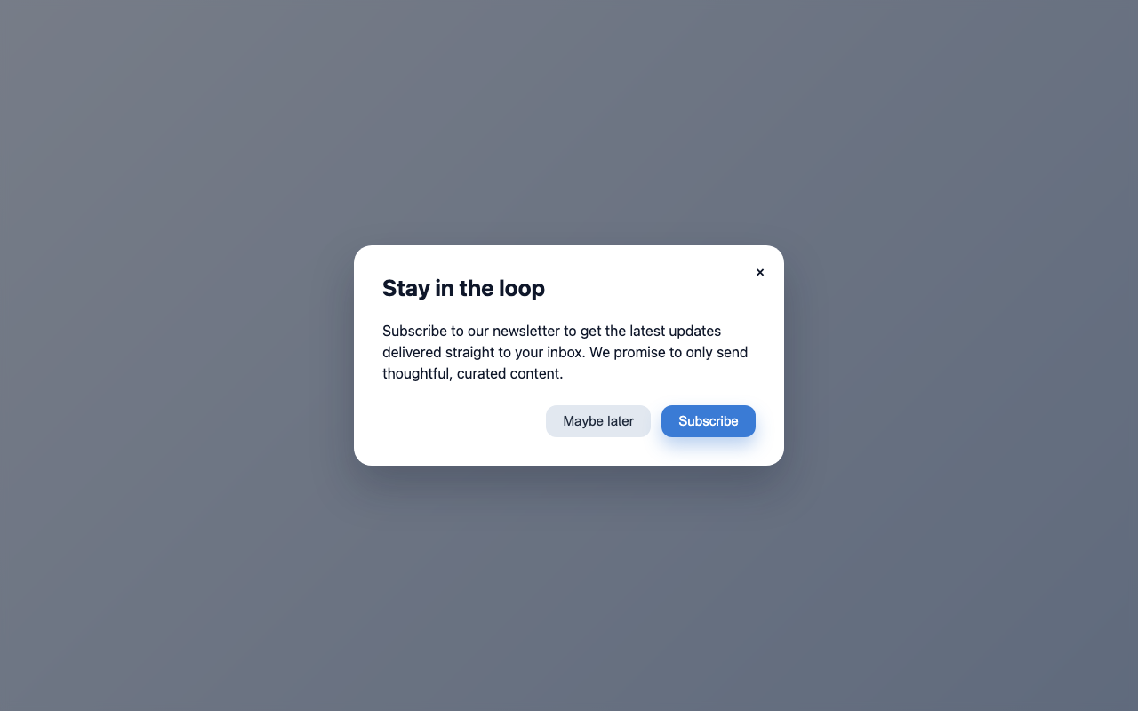 Screenshot sample 85 for modal-dialog / GPT-5 Codex