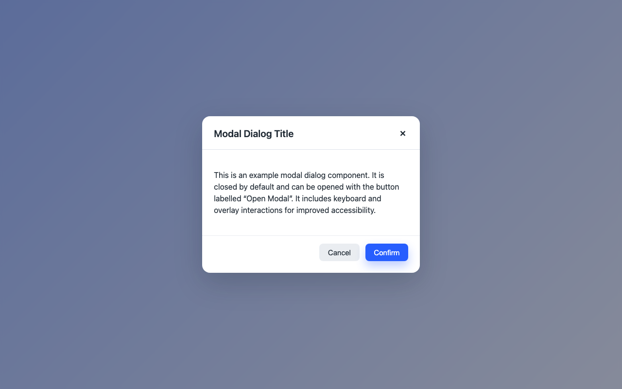 Screenshot sample 88 for modal-dialog / GPT-5 Codex