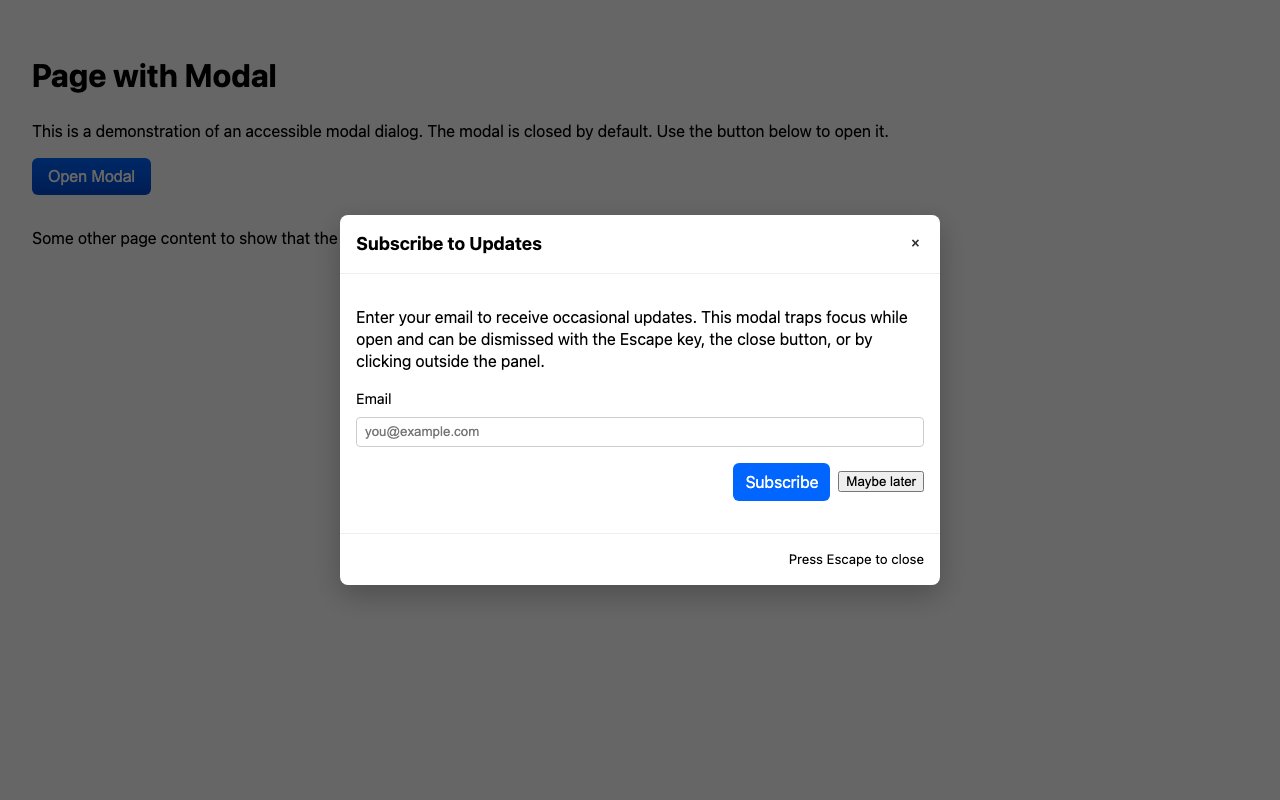 Screenshot sample 1 for modal-dialog / GPT-5 Mini