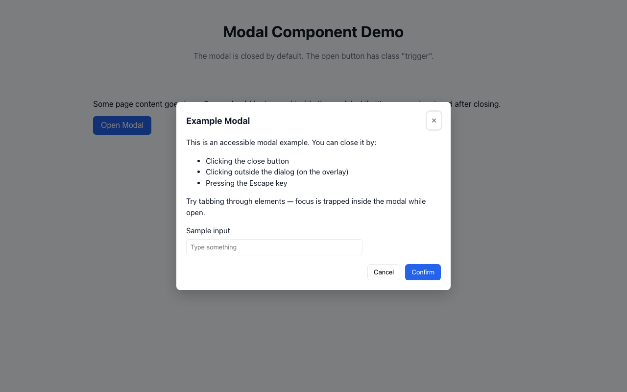 Screenshot sample 13 for modal-dialog / GPT-5 Mini