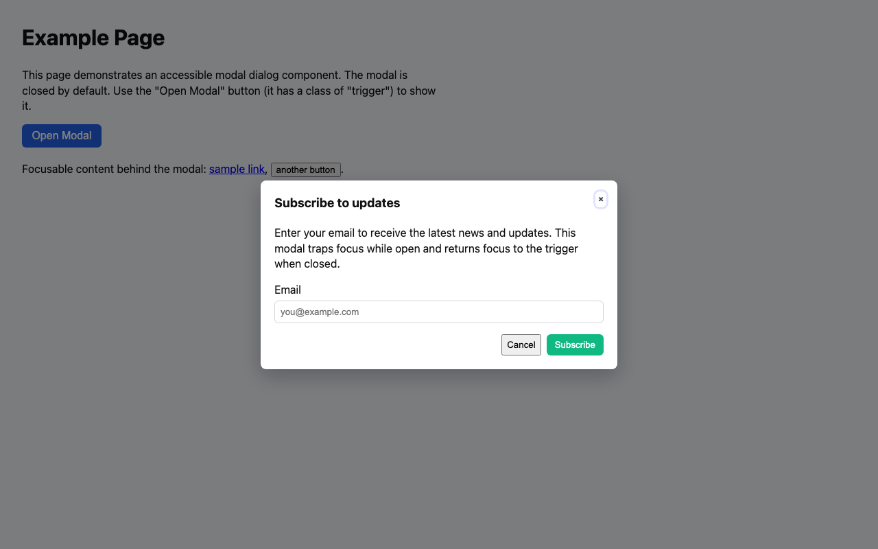 Screenshot sample 15 for modal-dialog / GPT-5 Mini