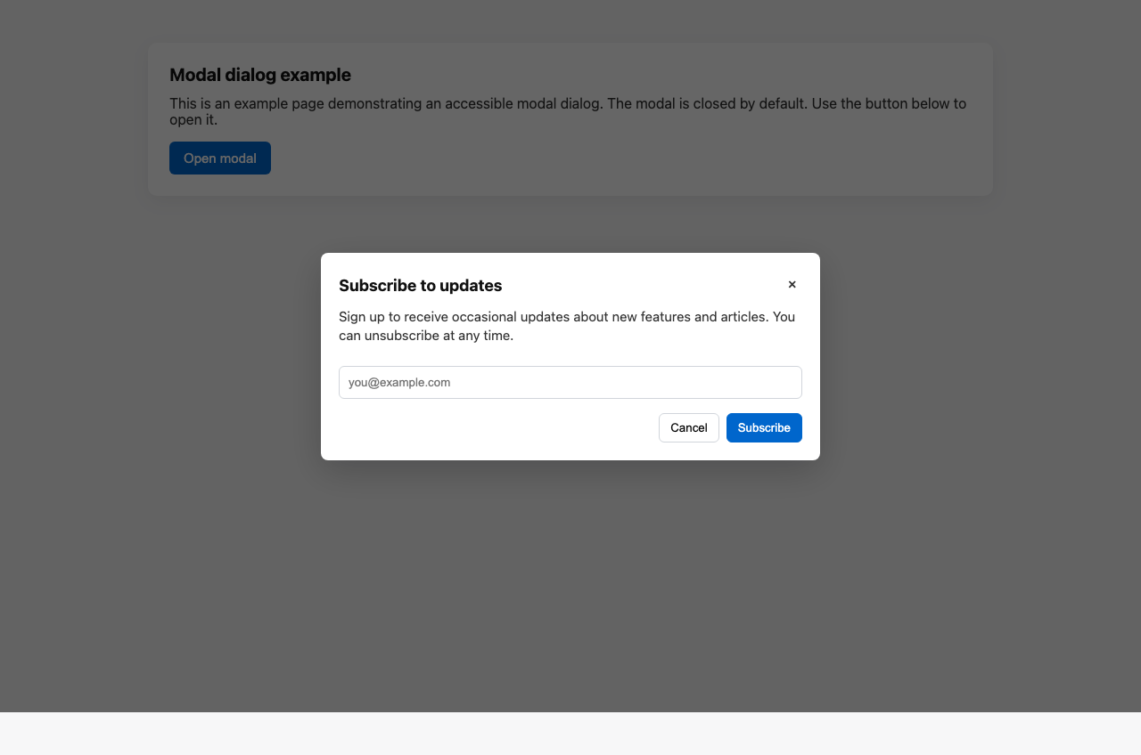 Screenshot sample 16 for modal-dialog / GPT-5 Mini