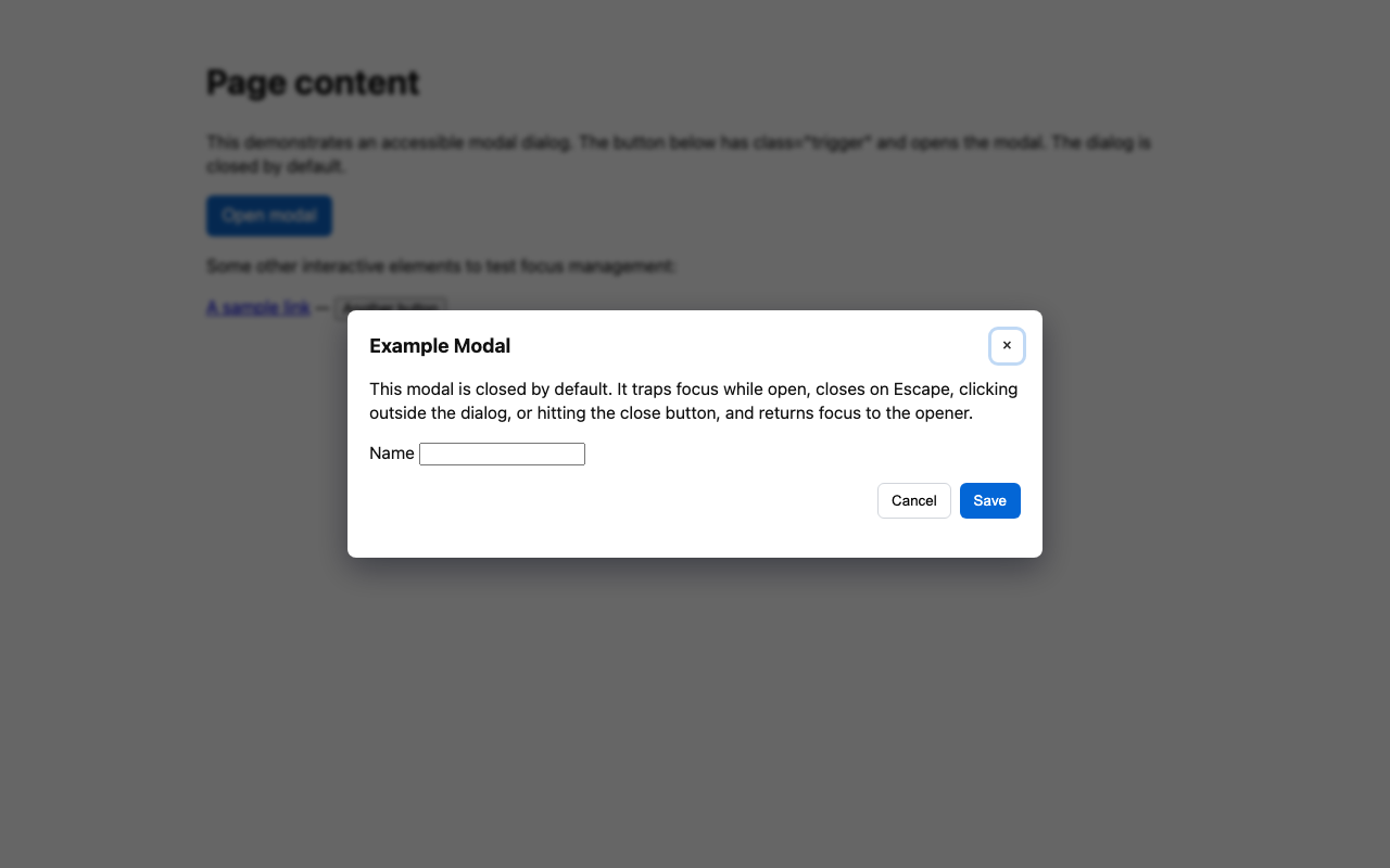 Screenshot sample 19 for modal-dialog / GPT-5 Mini